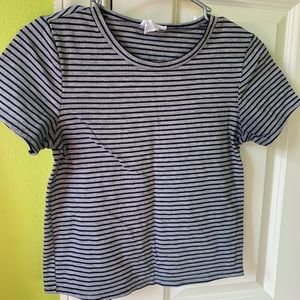 striped crop top